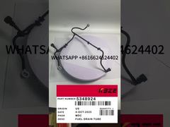 5348924 TUBO DI SCARICO CARBURANTE MOTORE DIESEL CUMMINS QSF3.8 PER ESCAVATORE XE135 CLG915E