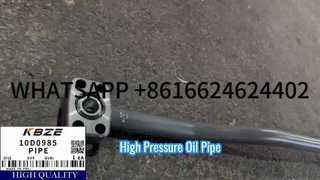 Tubo di ritorno olio cilindro benna KBZE 10D0985 per escavatore LiuGong CLG922E – Resistente ad alta pressione