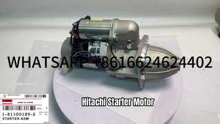 KBZE 1-81100189-2 1-81100189-0 MOTORINO DI AVVIAMENTO HITACHI EX200-1 4.5KW 11T 24V PER MOTORE ISUZU 6BD1