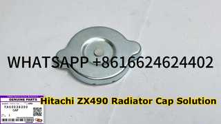 KBZE YA00038390 TAPPO RADIATORE OEM HITACHI ZX490-5A ZX490-6 ESCAVATORE RICAMBIO PER HITACHI