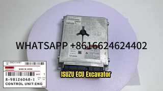 8-98126068-1 ISUZU 6HK1 8-98126068-2 UNITÀ DI CONTROLLO ECU MISURA CASO SUMITOMO SK350-5 ESCAVATORE