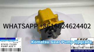 KOMATSU 07432-71200 141-43-00021 16Y-75-24000 POMPA A INGRANAGGI PER D54A D75A D80A D85A D95S SD16 Per Te