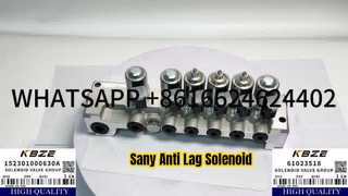 MARCA KBZE 61023518 SANY 152301000630A 60136331 GRUPPO SOLENOIDE ANTI RITARDO PER SY195 S205 S210 SY215 SY