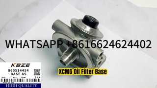 860514454 XCMG XE210 XE215 BASE FILTRO OLIO PER ESCAVATORE COME PRODOTTO DI QUALITÀ OEM KBZE