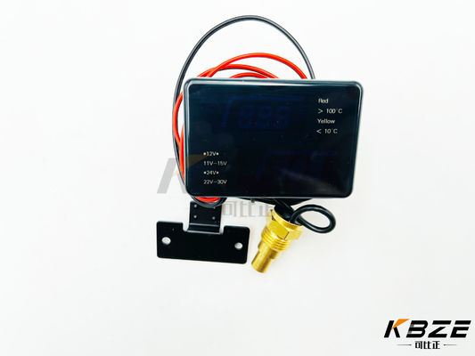 16MM DIGITAL WATER TEMP VOLTMETER REPLACEMENT FOR EXCAVATOR