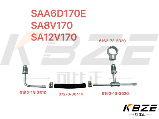 KOMATSU S6D170E SA12V170 SA8V170 6162-73-5320 6162-13-3620 FUEL INJECTION SPILL PIPE 07270-30414 6162-13-3610 FOR EXCAVATOR