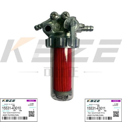 KBZE 15531-43011 KUBOTA GA70 15531-43010 ASSY FILTER FUEL FITS FOR RC-15FD-2 CF-1800