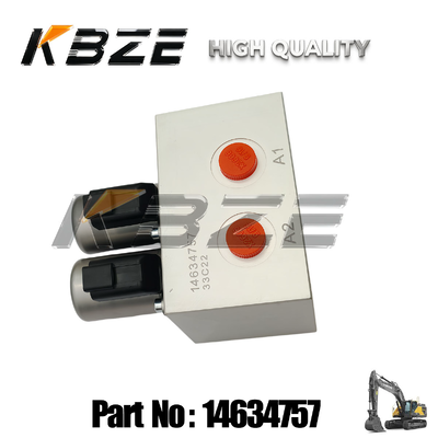 KBZE HYDRAULIC SOLENOID VALVE 14634757 OEM QUALITY FOR EC120 EC140 EC210 EC300 EC480 EC750 EXCAVATOR