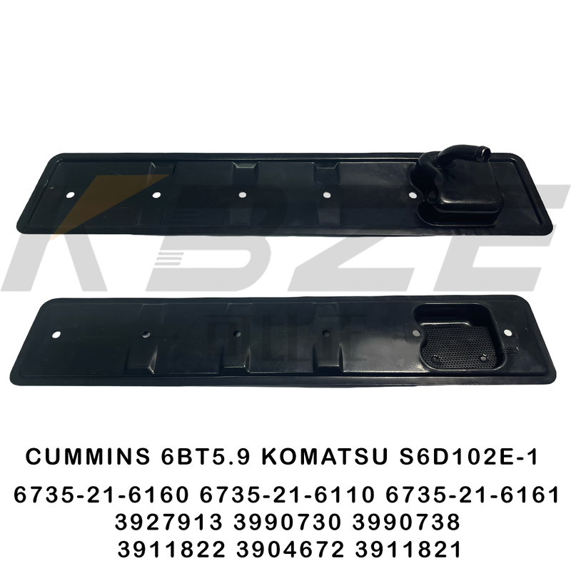 6735-21-6160 KOMATSU S6D102E-1 ENGINE COVER,PUSH ROD FOR CUMMINS 6BT5.9 ENGINE 3927913 3990730 3990738 3911822 3904672 R170-3 R200-3 R180-3 R250-3 PC200-6 PC220-6 WA270-3 WA320-3