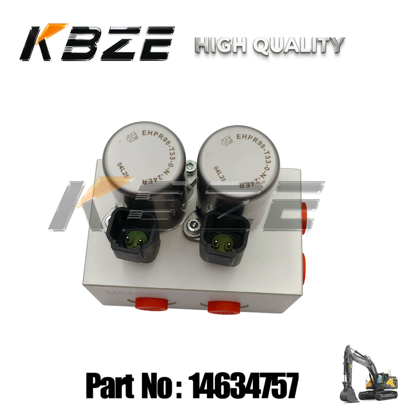KBZE HYDRAULIC SOLENOID VALVE 14634757 OEM QUALITY FOR EC120 EC140 EC210 EC300 EC480 EC750 EXCAVATOR