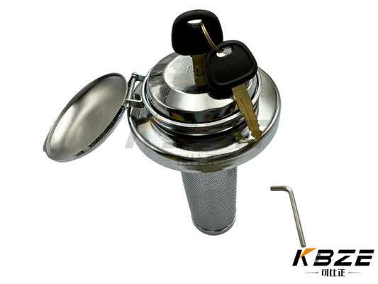 HITACHI SUMITOMO KATO Anti-ladri Capo del serbatoio del carburante con 2 chiavi Sostituzione per EX / SH / HD escavatore