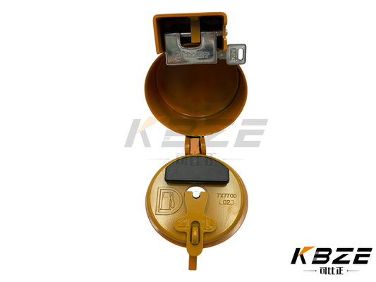 E307 E320 SK450-6 Φ110MM ALTA QUALITÀ EXTRA ANTI-ROBE TANCO DI CARBONO CAPPO/CAPPO DEL FILLER DI CARBONO CON 2 CLAVE PER GATTO KOBELCO ESCAVATORE