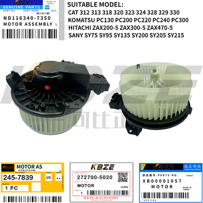 272700-5220 XB00001057 CAT KOMATSU SANY HITACHI EXCAVATOR MOTORE AIRCOND BLOWER per E320D PC-8 ZAX200-5G SY75 SY135 SY215C