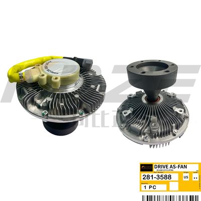 KBZE 281-3588 2813588 CAT 3066 C6.4 AZIONAMENTO VENTOLA ADATTO A ESCAVATORI E320D E321D E323D