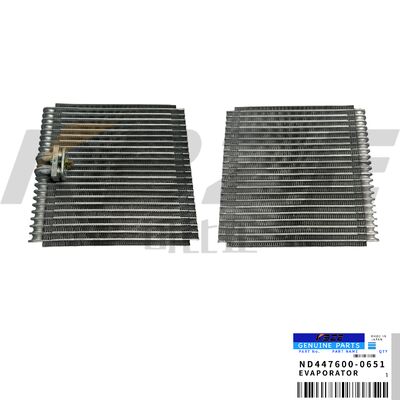 KBZE ND447600-0651 Sostituzione di un escavatore evaporatore per KOMATSU PC200 PC300 PC400 PC600 D65 D85 D155 D275 D375 WA200 WA300 WA400